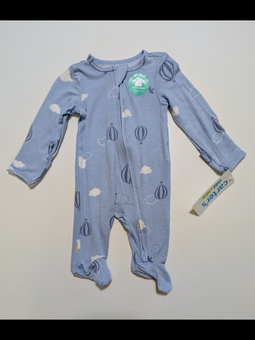 NWT Disney Baby Stitch & Carter's Boy Sleepers Bath Towel Set Bundle 0-3M - Picture 5 of 6